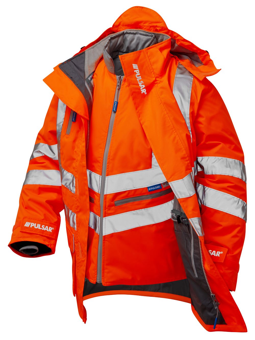 PULSAR&reg; Protect 7-in-1 Storm Coat Orange &ndash; Recycled Content
