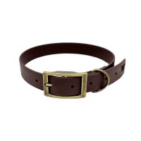 Trinkety Paws Country Collection Biothane Dog Collar Dark Brown Extra Large 48-60cm 25mm