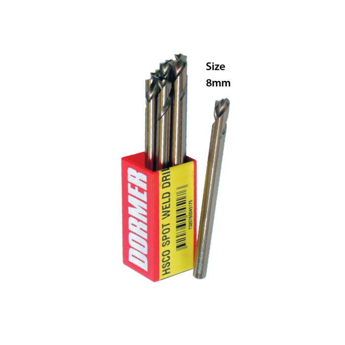 Stub Length Spot Weld Drill Bits  