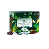 Whitakers dark and milk chocolate mint assortment in carton 8x170g
