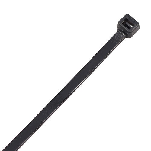 Nylon Cable Ties Black 200 x 4.8mm 100 pieces