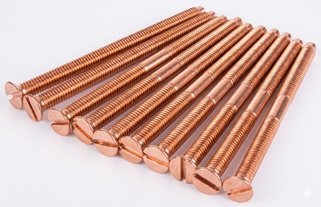 Copper 50mm Screws - Bag of 100