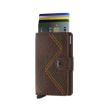 Secrid Miniwallet - Linea Espresso Stitch