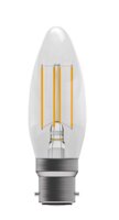 BELL 4W LED DIMMABLE FILAMENT CANDLE - BC CLEAR 2700K