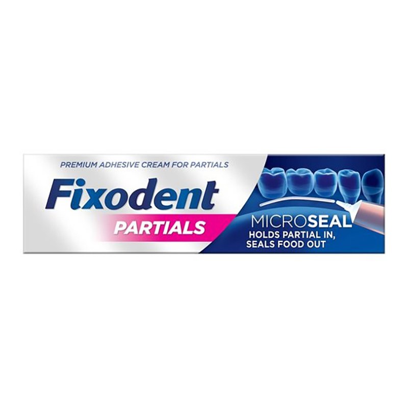 Fixodent Partials Microseal Denture Adhesive Cream 40g