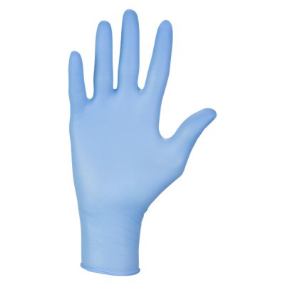 Mercator Food Contact Approved Single-Use Nitrile Gloves (Powder Free) - Small, x100, Blue