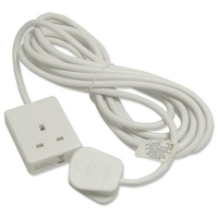13 AMP 1 Way Ext Socket  Plug with 10m Lead