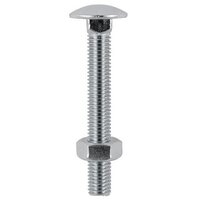 Cup Head Bolt & Nut Stainless Steel M12 X 130 Pack of 2