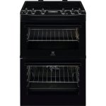 Electrolux 60cm Twin Cavity Freestanding Electric Cooker - Black | LKR655200K