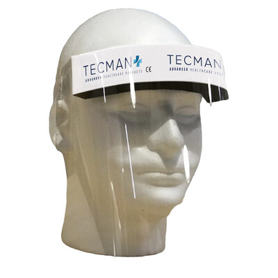 Tecman Face Visor With Foam Band