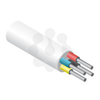 4 Core Alarm Cable White 100mtr Reel