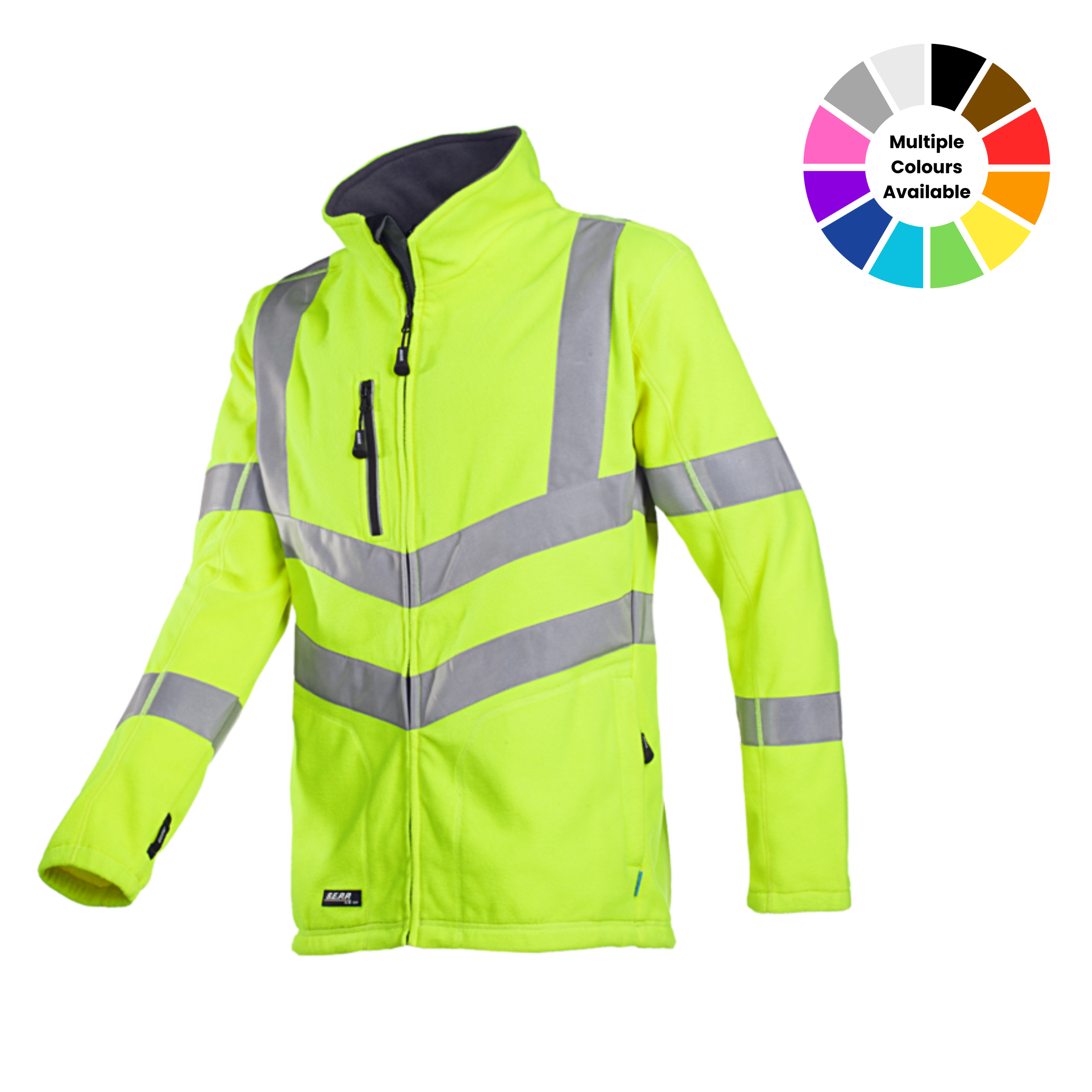 Mowett Hi-Vis Fleece Jacket, Orange