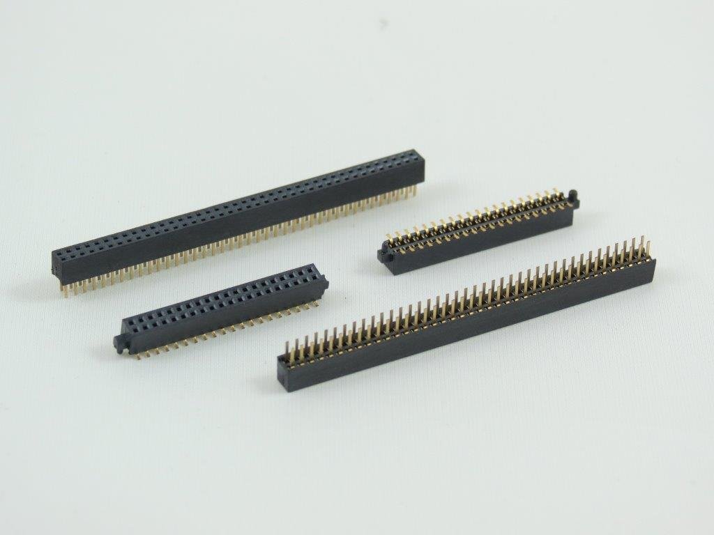 30 position  PCB Socket 1.27mm pitch Through Hole 3.4mm high