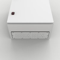 AFK12R5 nVent Hoffman Gland plate with knock out, RAL7035