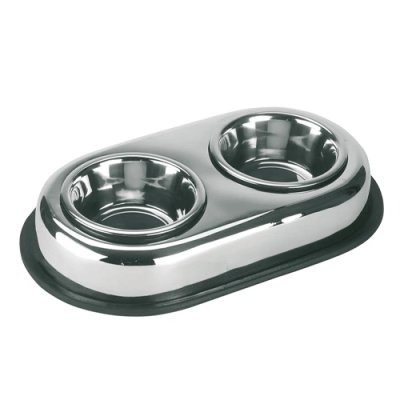 Duo Pet Feeder &ndash; Stainless Steel