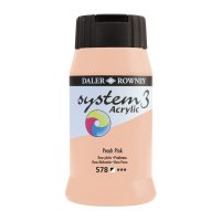 DAL System3 Acrylic 500ml - Peach Pink 578