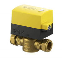 2 port 3/4" compression motorised valve