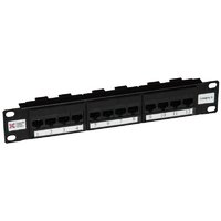 Connectix Elite CAT6  Patch Panel 12 Way 10"