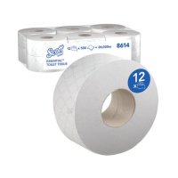 Scott Mini Jumbo Toilet Roll 2 Ply 12 x 500 sheets
