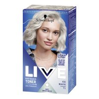 Schwarzkopf Live Intense Toner Ice White Toner T1