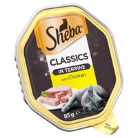 Sheba Cat Foil Tray Classics Chicken in Terrine 85g x 22