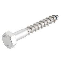 Coach Screw M12 X 100mm Bag of 5