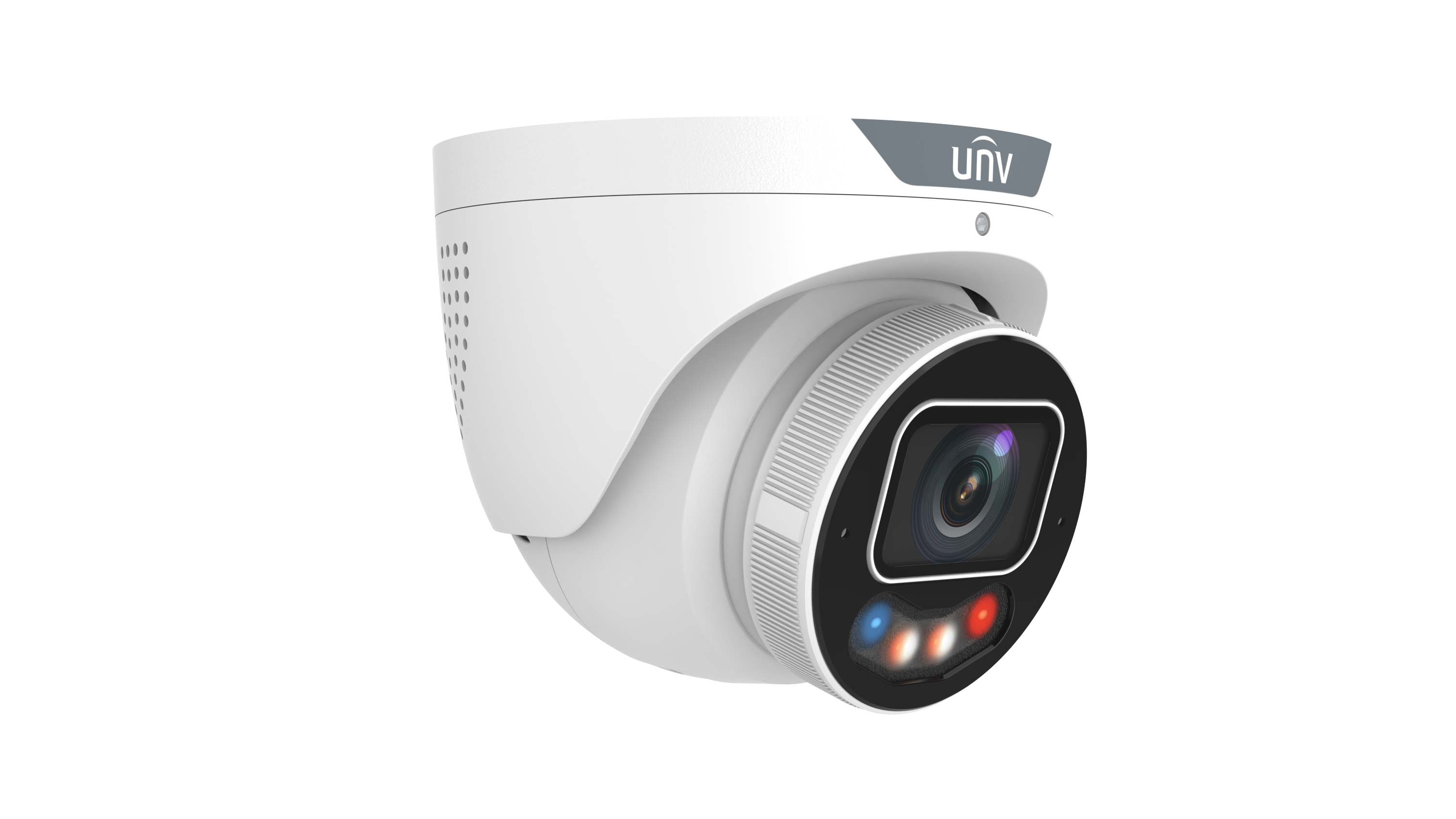 Uniview IPC3634SE-ADF28K-WP-I1 turret IP camera with warm light LEDs