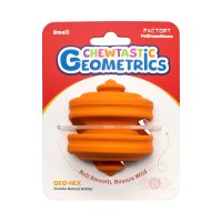 Pet Dream House Chewtastic Geometrics Natural Small Geo-Hex Orange 