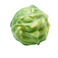 Sprouts - green coloured white chocolate fresh cream 13g Approx 3kg x 231pcs