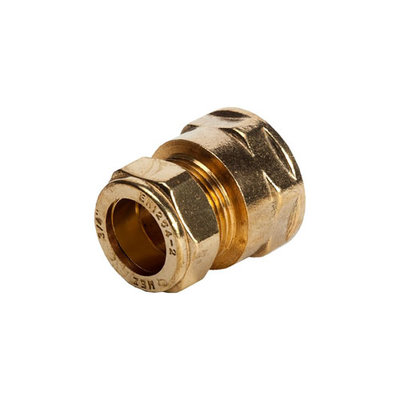 312 Female Straight Coupler Pipe Fitting (1" x 1.25")