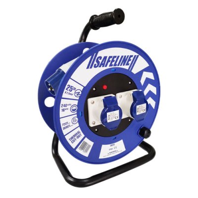 Blue Cable Reel 240V 16A - 25m (Unit Hire)