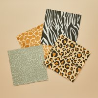 Animal Print Paper Napkins - Pack of 16