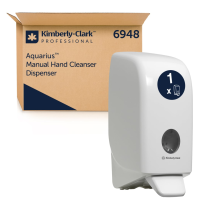 Kimberly Clark Aquarius&trade; Wall Mounted Manual Hand Cleanser Dispenser, 1000ml