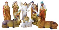 Resin/Fibre Glass Crib/11 Figures/39 inch   (89464)