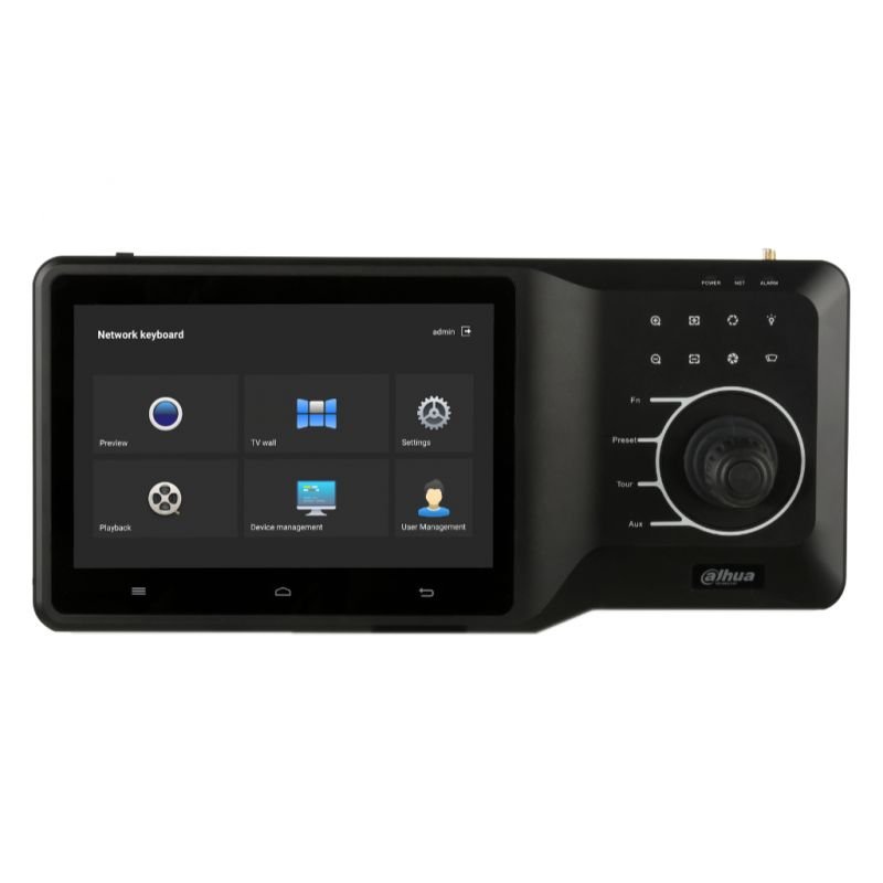 Dahua NKB5200-F 10.1 inch Android touchscreen PTZ control keyboard front view