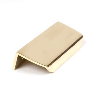 50678 - Polished Brass 100mm Moore Edge Pull