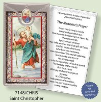 Picture Medal & Foil Leaflet/St.Christopher   (7148/CHRIS)