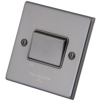Gunmetal Grey 3 Pole Fan Isolator Switch 6011-011