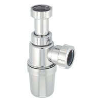 MCALPINE CAA10 1.1/4" CHROME PLATED BOTT TRAP 75mm SEAL