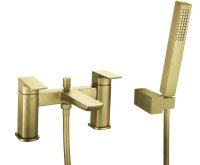 SALDO BRUSHED BRASS BATH SHOWER MIXER