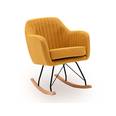 Katell Rocking Chair - Mustard