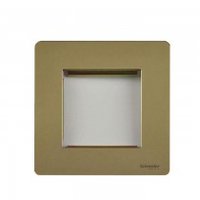 Ultimate Screwless 2 Gang Euro Module Plate Polished Brass|LV0701.0149