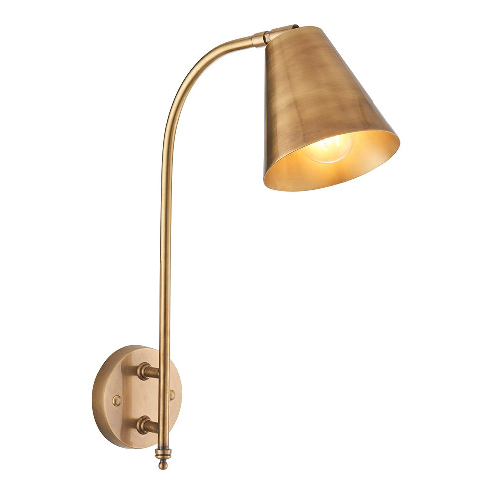 RADHA WALL LIGHT ANTIQUE BRASS, E27