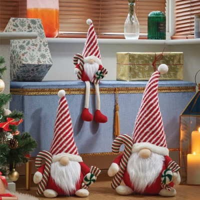 Candy Cane Gonk - Red