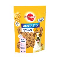 Pedigree Dentastix Chewy Chunx Mini Dog Treat Chicken Flavour 5x68gm