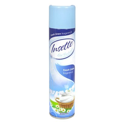 350ml AIR FRESHENER AEROSOL - LINEN FRESH 12PK