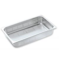 Gastronorm Container Perforated 1/1 Stainless St 100mm Deep