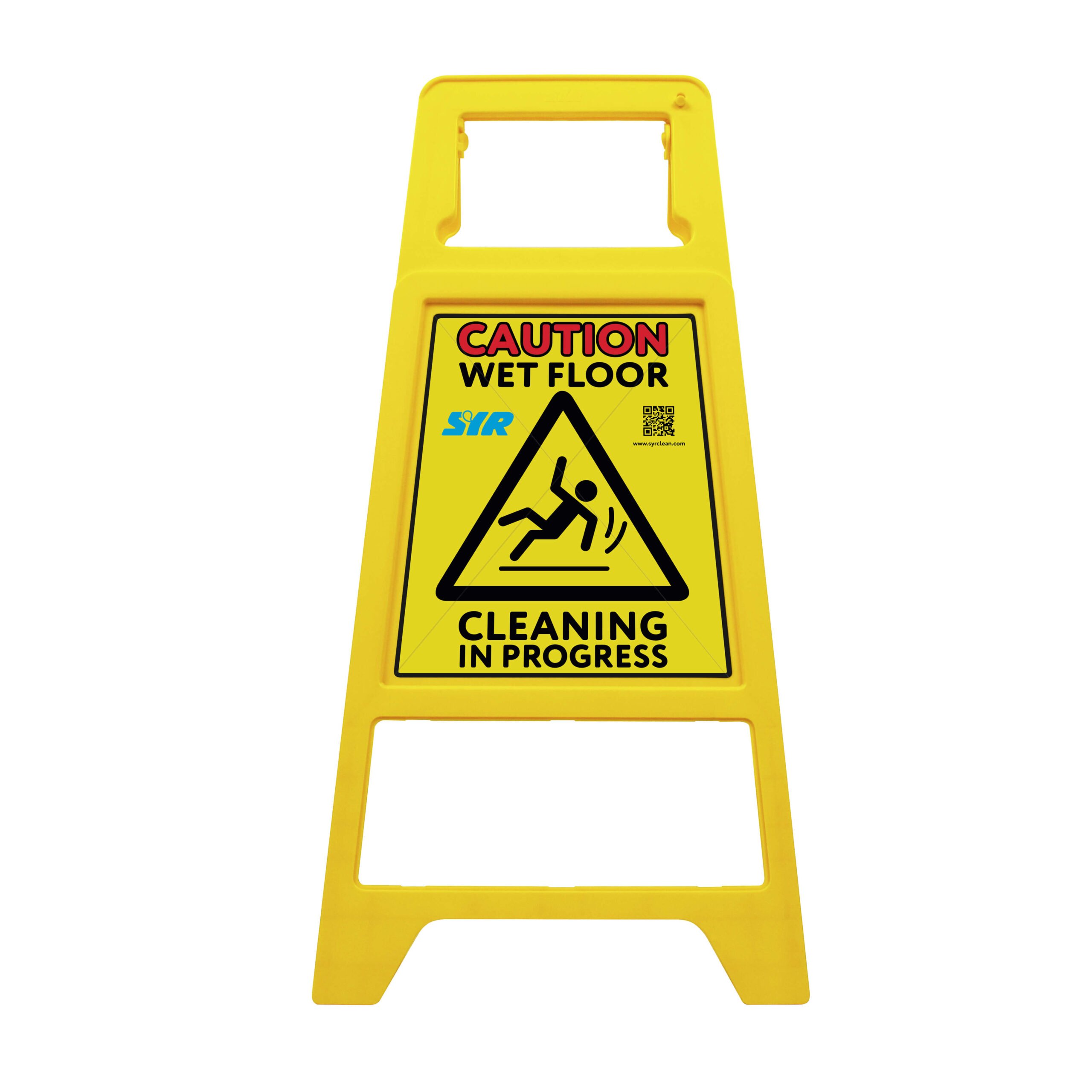 FLOOR STANDING SAFETY SIGN WET FLOOR