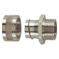 Conduit Gland 25mm M25 Nickel Plated Brass