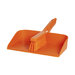 Kit de pelle à poussière manuelle de qualité alimentaire avec brosse à rampe souple/moyenne, orange